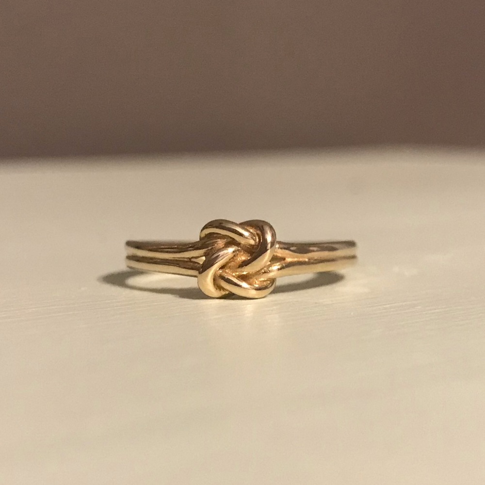 RETIRED James Avery Lovers Knot Gold RARE